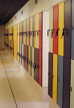 Taquillas fenólicas Vestuario